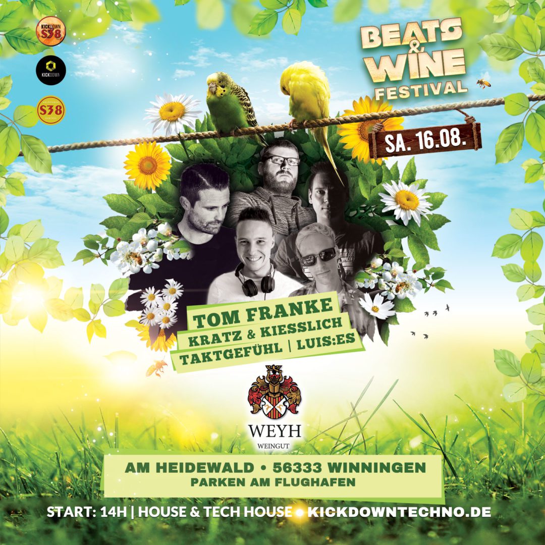 Beats & Wine - Sommerfestival in den Weinbergen 9 Beats Whine v1 Weinberge Winningen 2025 InstagramBeitrag 1