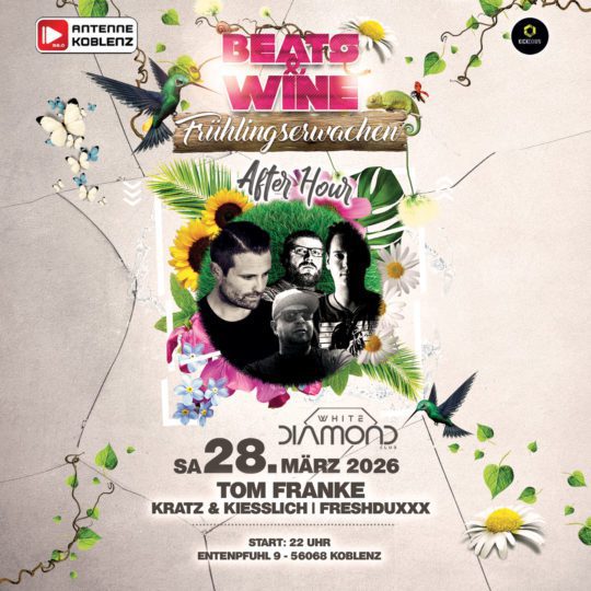 🍷 After Hour - Beats & Wine – auf dem Rhein Frühlingserwachen 2026