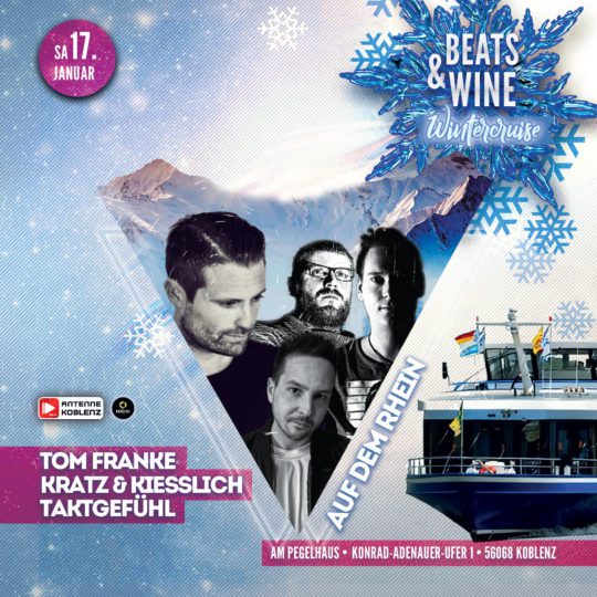 Beats & Wine - auf dem Rhein "Wintercruise"