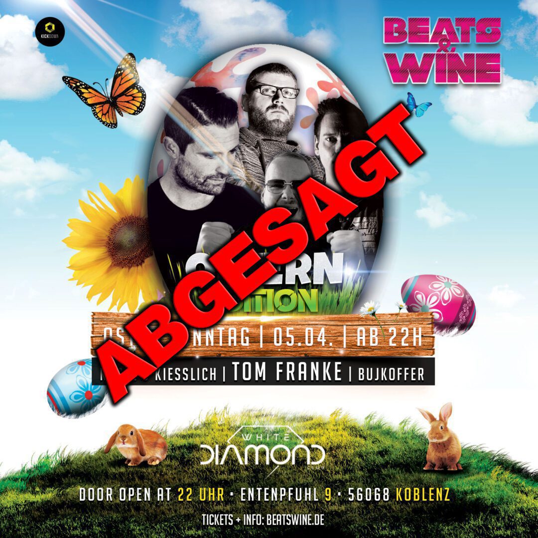 🐣 Beats & Wine – Ostern Edition | Wichtige Nachricht
