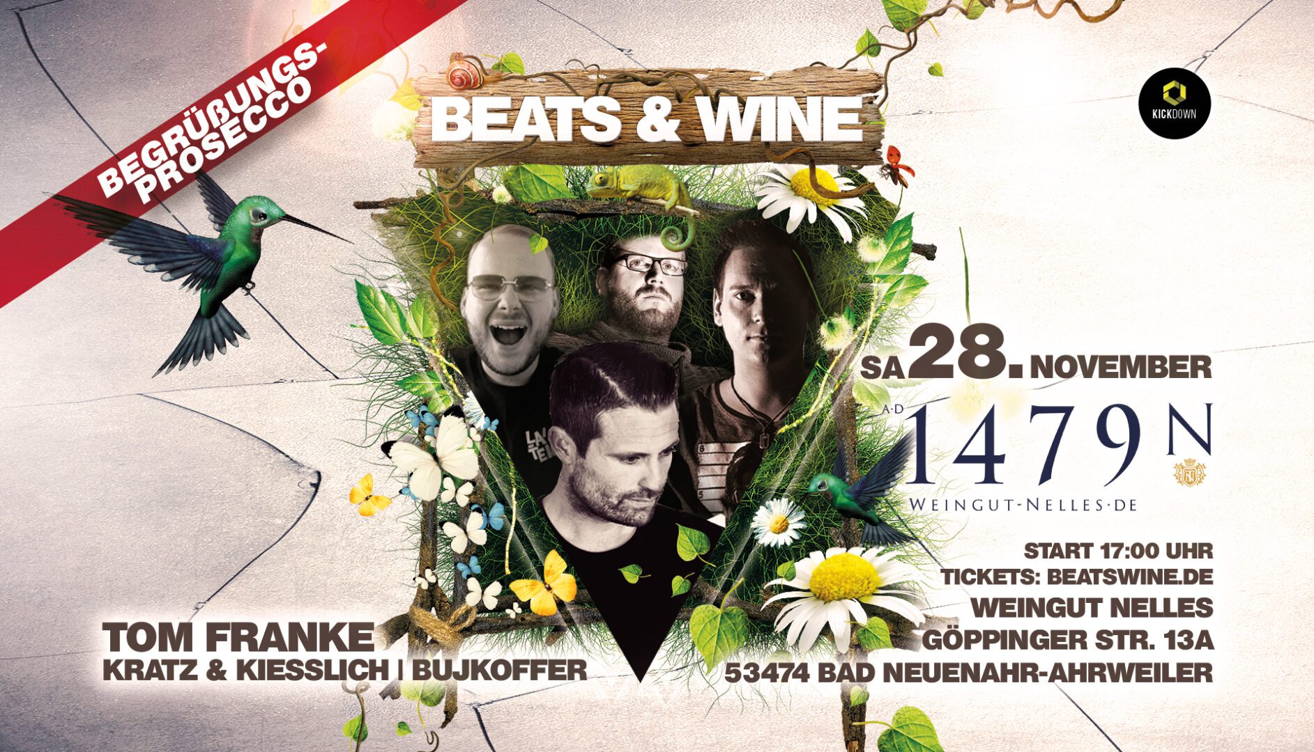 Beats & Wine 57 Beats and Wine Weingut Nelles 11 2026 Timeline