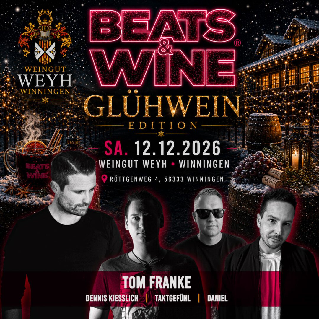 ❄️🍷 Beats & Wine – Die erste Glühwein Edition 2026