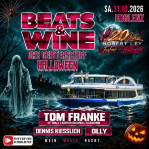 Beats & Wine - das Geisterschiff Halloween 2026
