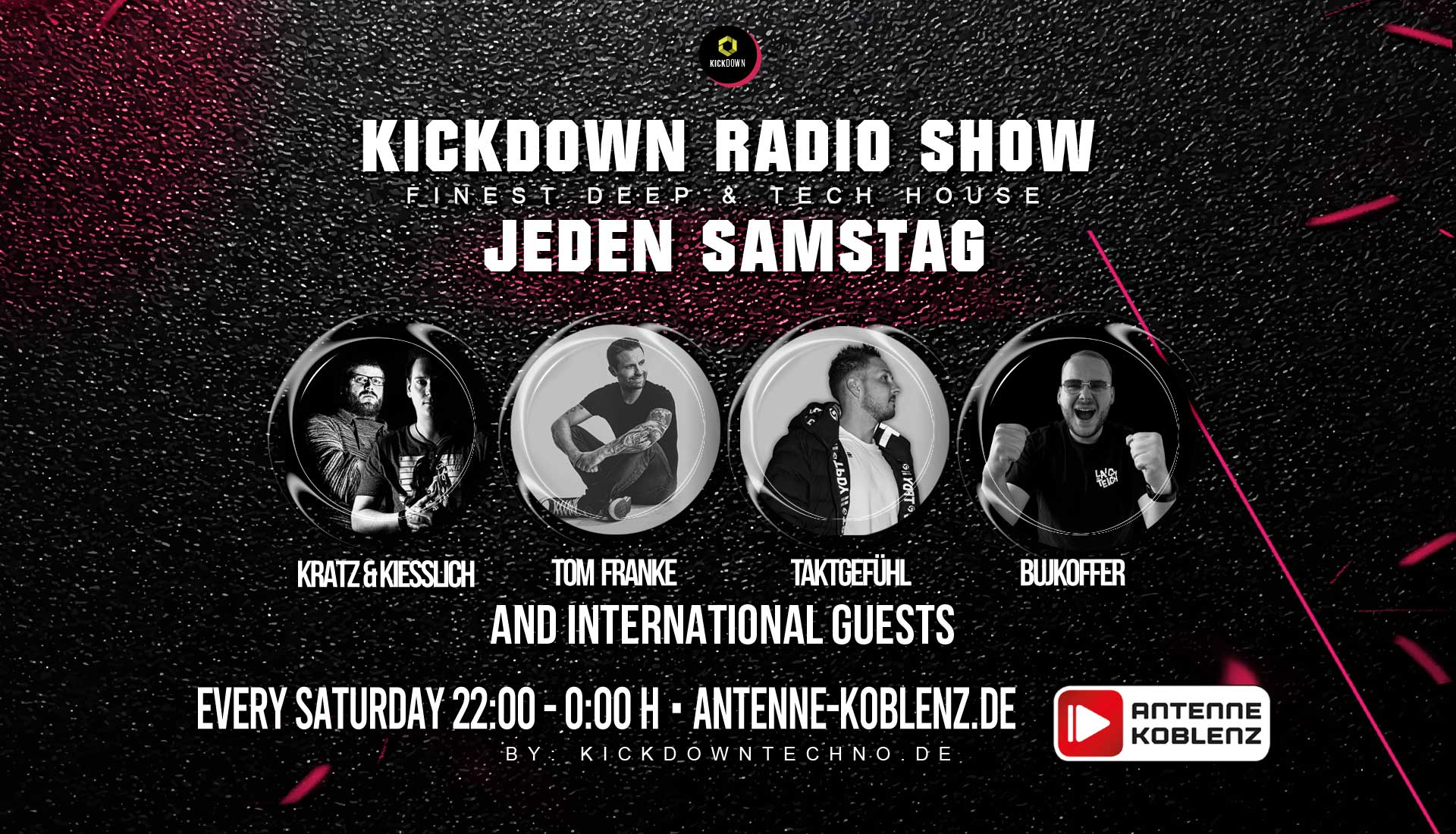 Beats & Wine - Festival | Weingut | Boot 38 Kickdown Radio Show Antenne Koblenz Timeline 2026