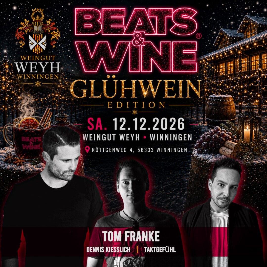 ❄️🍷 Beats & Wine – Die erste Glühwein Edition 2026